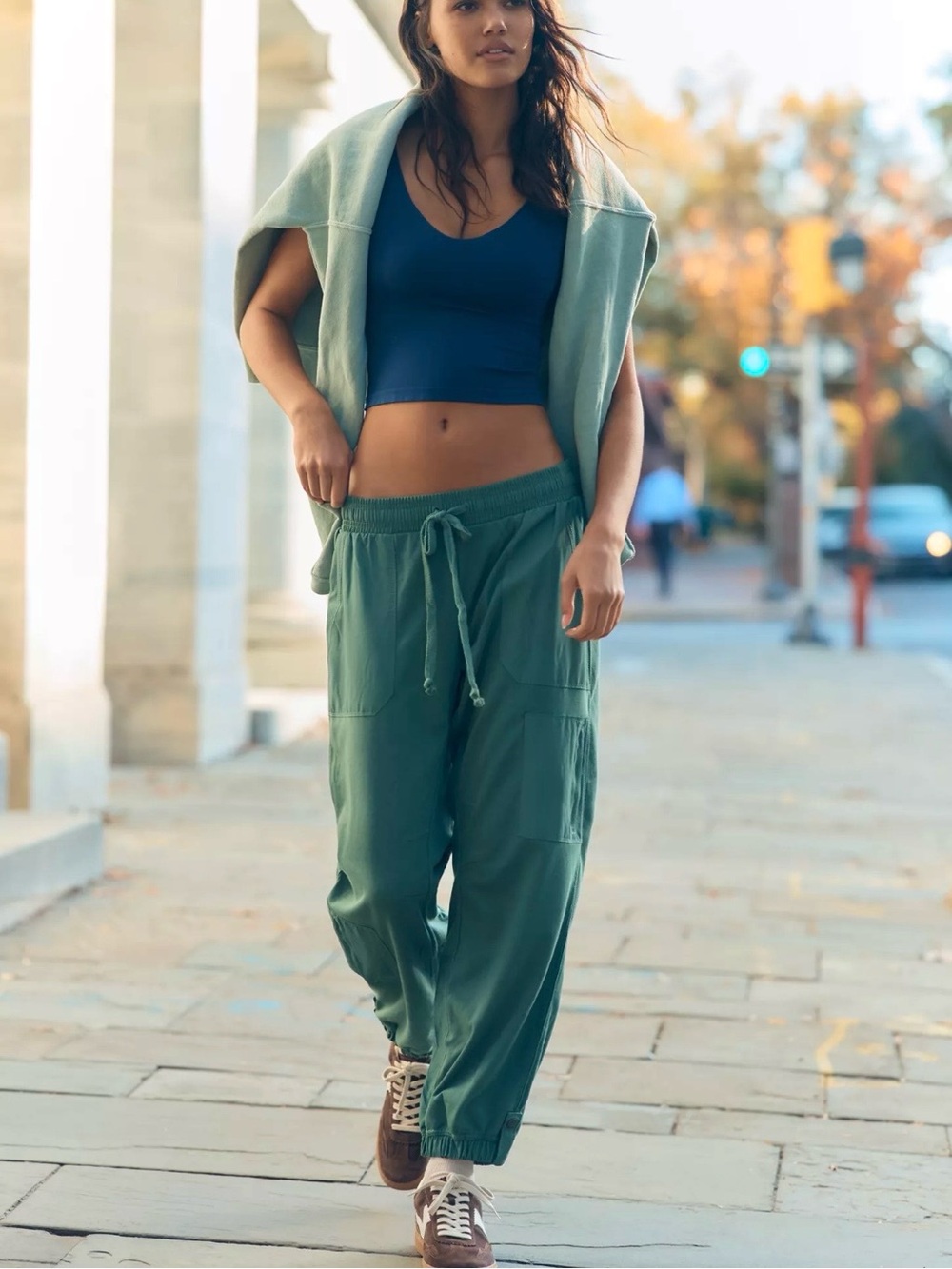 Daily Practice Anthropologie Killington Pants green XXS Casual Utility Cargo